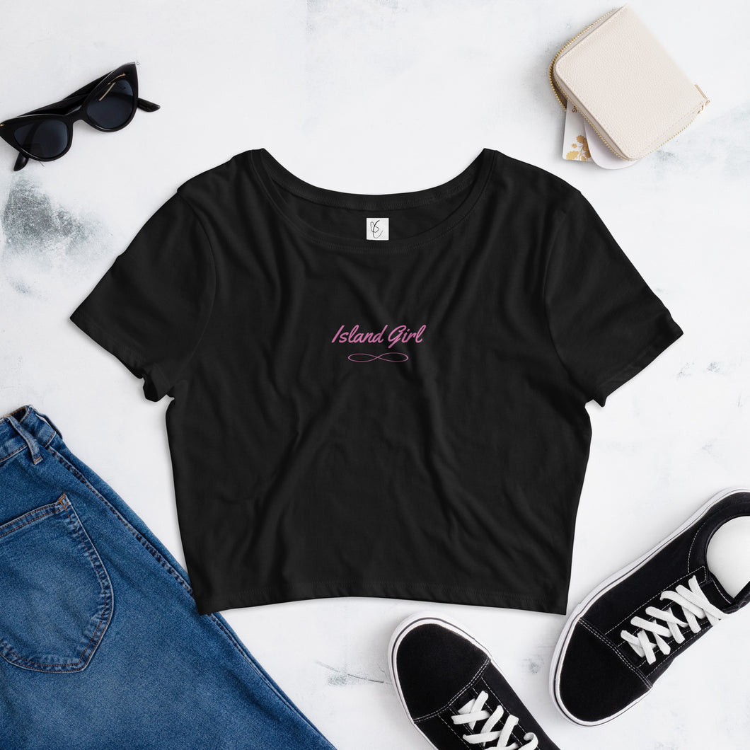 Island Girl Crop Tee