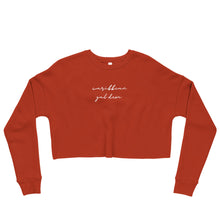 Load image into Gallery viewer, Caribbean Gal Dem Crop Sweater
