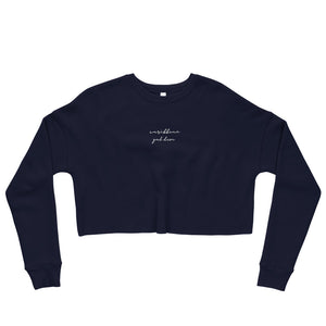 Caribbean Gal Dem 'Embroidered' Crop Sweater